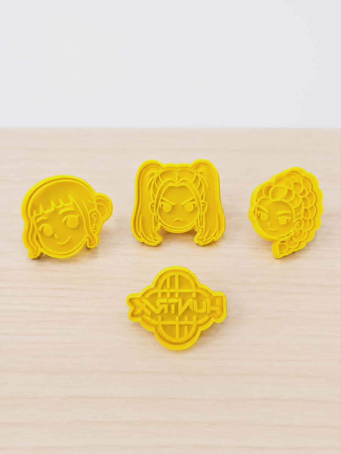 Huntr/x Cookie Cutters – Set van 4