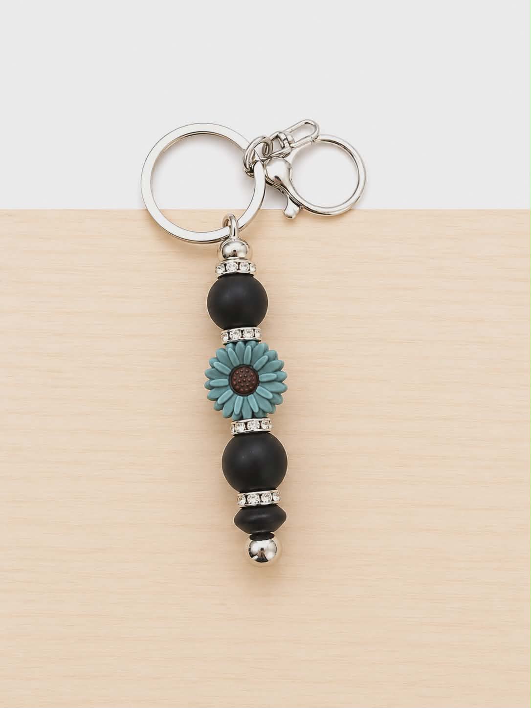 Midnight Bloom Sleutelhanger 🖤🌼